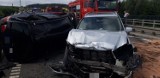 Wypadek na DK90 w kierunku mostu na Wiśle w miejscowości Aplinki, gm. Gniew 16.07.2019. Jedna osoba poszkodowana