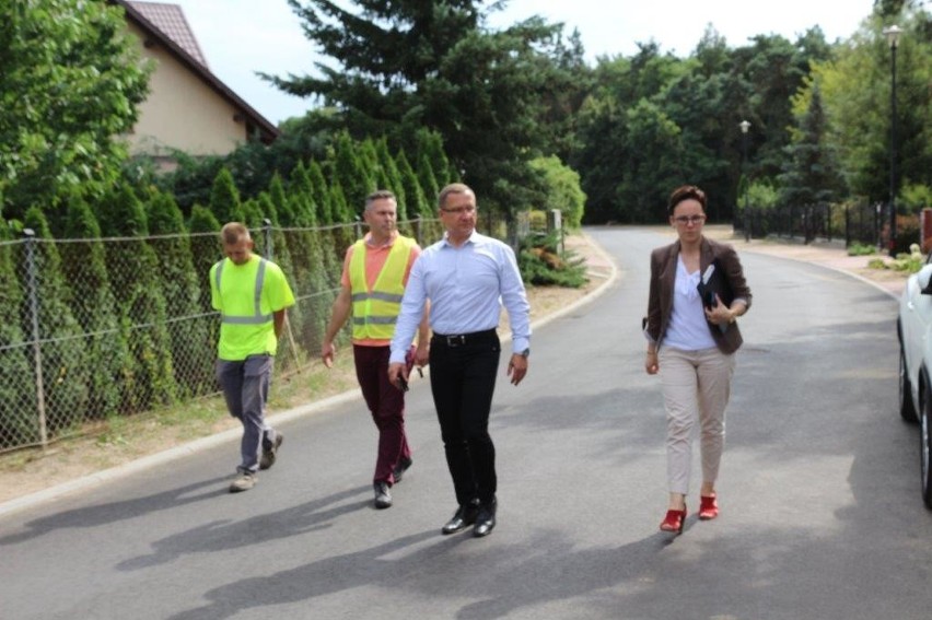 Odbiór ulicy Miłej w Golubiu-Dobrzyniu