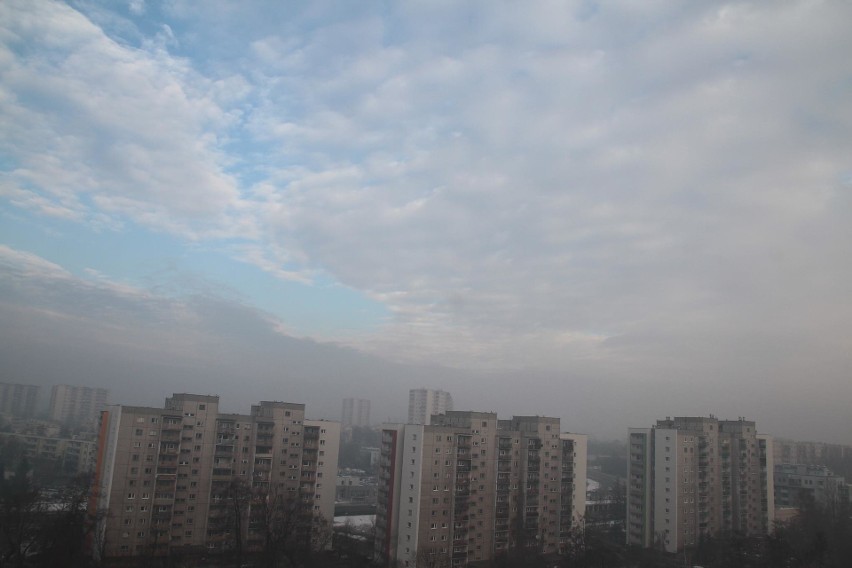 Kraków. Smog nad Prądnikiem Czerwonym [ZDJĘCIA]