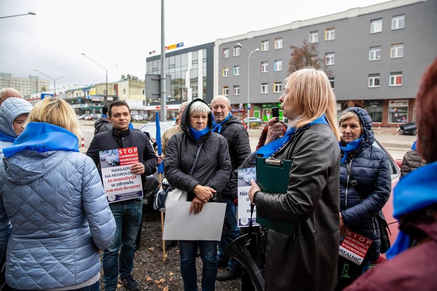 Protest pielęgniarek w Białymstoku