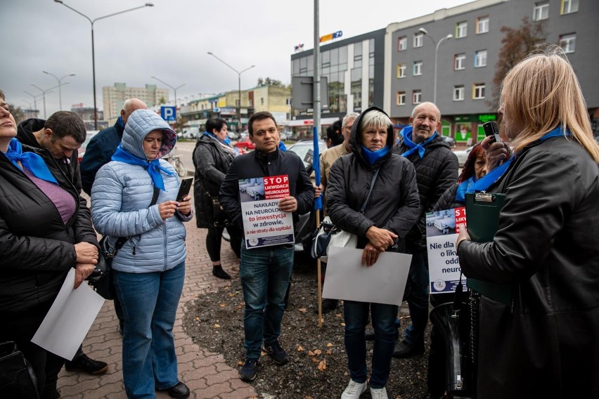 Protest pielęgniarek w Białymstoku
