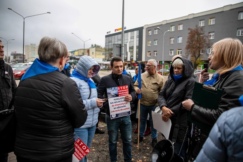 Protest pielęgniarek w Białymstoku