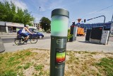 W Łodzi stanął kolejny 7 ekosłupek - zmierzy czystość powietrza i pokaże to kolorem