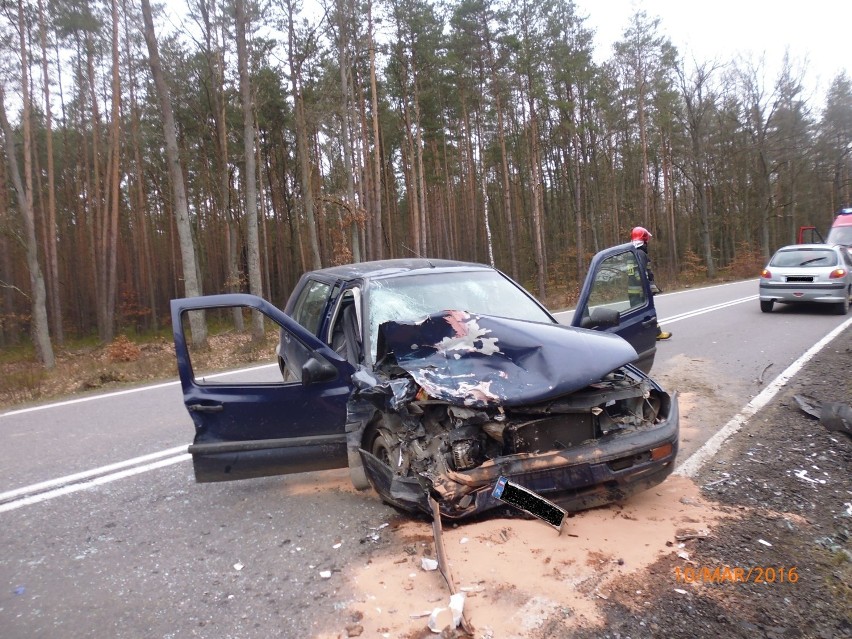 W czwartek 10 marca doszło do zderzenia trzech aut osobowych...