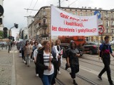 Protest pracowników socjalnych MOPS. Władze Łodzi zerwały rozmowy ze strajkującymi pracownikami