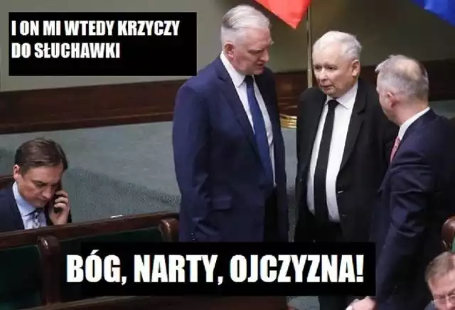 Jednego dnia stoki narciarskie są zamknięte, drugiego dnia dzwoni prezydent Andrzej Duda i już są otwarte. Tak jak w końcu jest z pandemią? Na memy internautów nie trzeba było długo czekać. Zobaczcie najlepsze domotywatory, komentarze i śmieszne obrazki.Na następnych zdjęciach kolejne informacje. Aby przejść do galerii, przesuń zdjęcie gestem lub naciśnij strzałkę w prawo.