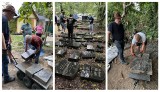 Odkopali nagrobki w ogródku działkowym w Szczecinie. To ślad dawnej nekropolii  