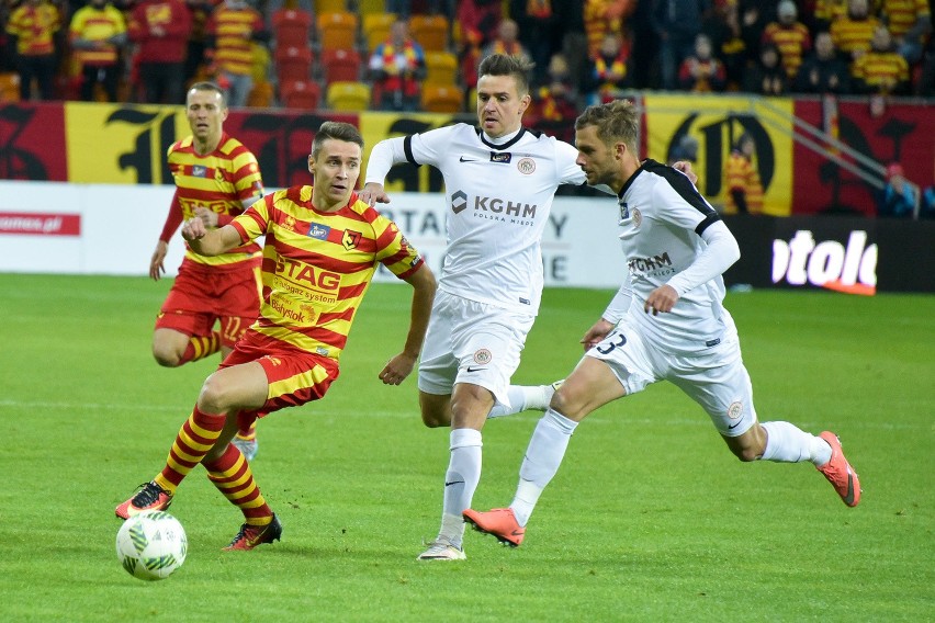 Jagiellonia - Zagłębie 1:2. Żółto-czerwoni bez punktu u...