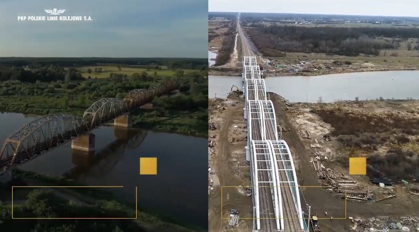 Rail Baltica między Sadownem a Czyżewem. Podróż pociągiem mostem nad Bugiem [wideo]