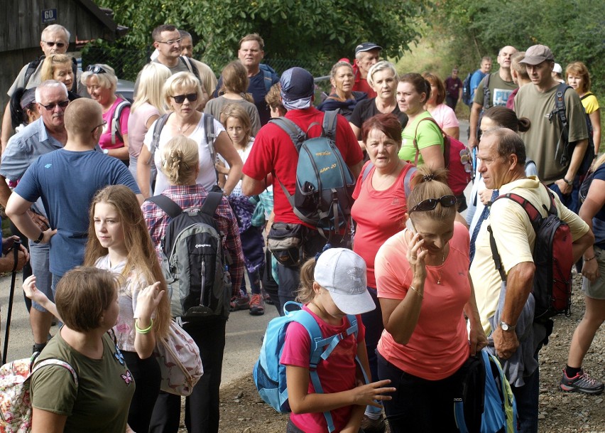 Odkryj Beskid Wyspowy. 53 złote rysie na Miejskiej Górze. W niedzielę szczyt zdobyło ponad 700 turystów