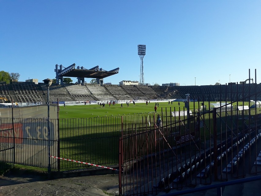 Pogoń Szczecin finiszuje, a budowa stadionu na dobre startuje [ZDJĘCIA, WIDEO]