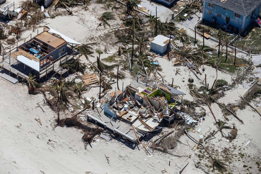 Zniszczenia na Bahamach