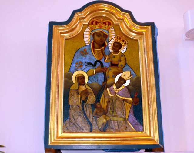 Obraz Matki Bożej Pocieszenia z kościoła w Radomyślu nad Sanem jest datowany na wiek XVI i pochodzi z Bawarii