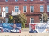 Zniszczone banery wyborcze Pawła Olszewskiego. Poseł zawiadamia policję [zdjęcia]