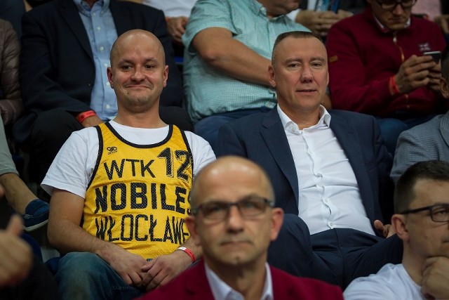 Igor Griszczuk (z prawej) podczas meczu o Superpuchar Polski Anwil - Stelmet