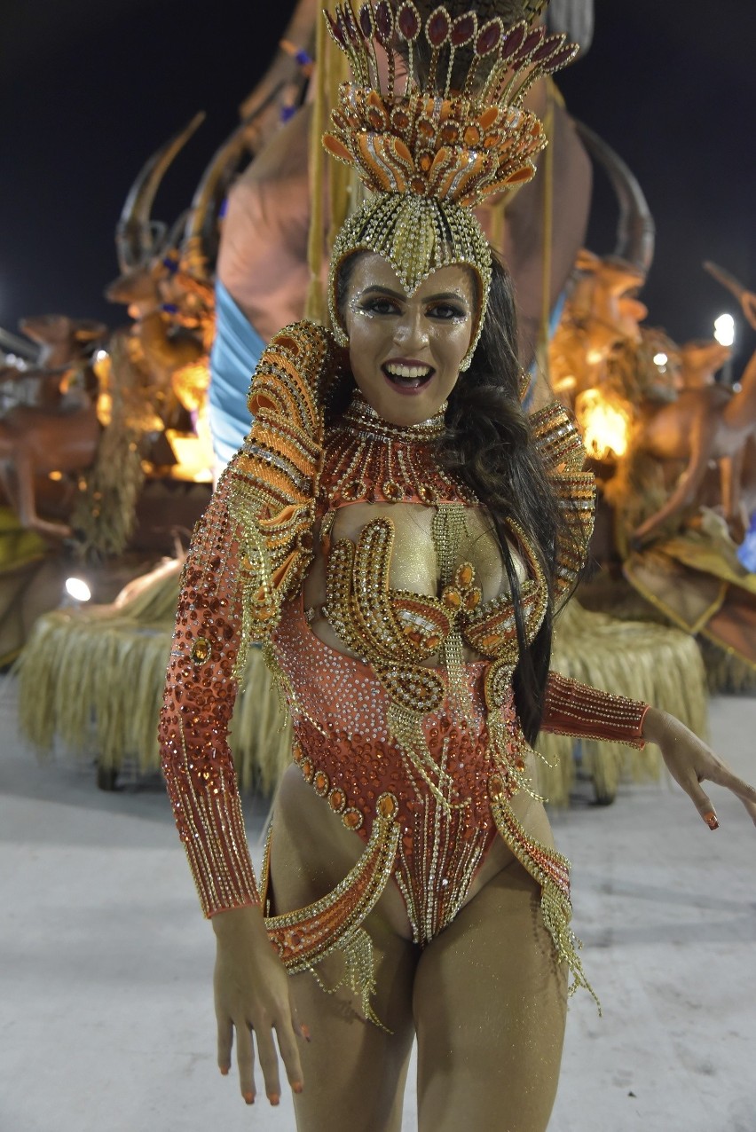 Karnawał w Rio de Janeiro 2018 ZDJĘCIA Piękne tancerki w seksownych strojach,  Katarzyna Stocka "Kashira" na sambodromie [WIDEO] | Głos Pomorza