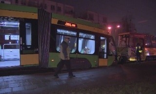 Pracownik MPK Poznań spowodował kolizję tramwajów. Był nietrzeźwy (wideo)