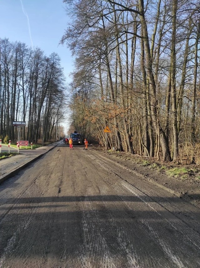 Na ul. Złotno położono ok. 500 metrów nowego asfaltu