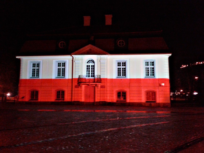 Podświetlony Pałacyk Gościnny ul. Kilińskiego 6 (zdjęcia)