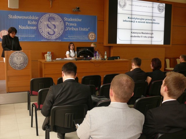 Wykład na konferencji Katarzyny Mastalerczyk.