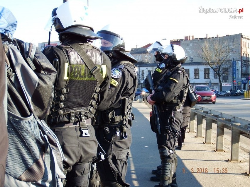 Górnik Zabrze - Zagłębie Lubin. Policjanci zatrzymali dwie osoby [ZDJĘCIA]