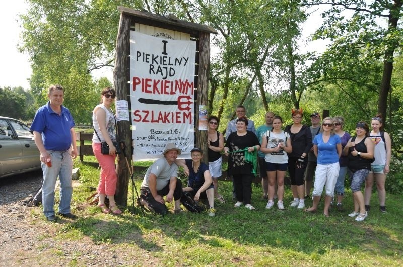 Stąporkowski rajd w "piekielnej" aurze. Otwarto kolejny odcinek Piekielnego Szlaku