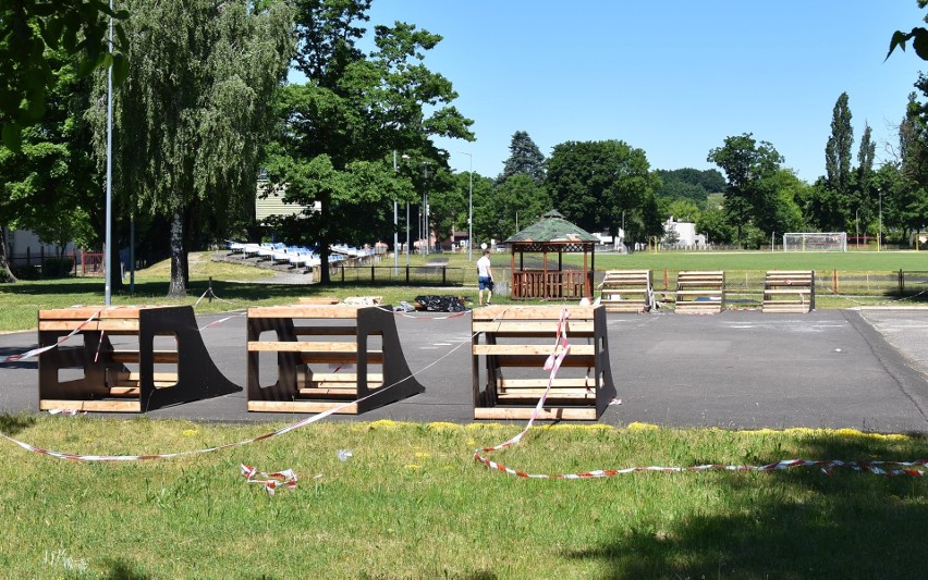 Trwa budowa skateparku na terenie Ośrodka Sportu i Rekreacji...