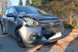 Wypadek we Wrocance koło Krosna. Toyota czołowo zderzyła się z hyundaiem. Dwie kobiety trafiły do szpitala [ZDJĘCIA]