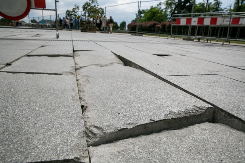 Kraków. Trwa remont parkingu dla autokarów pod Wawelem