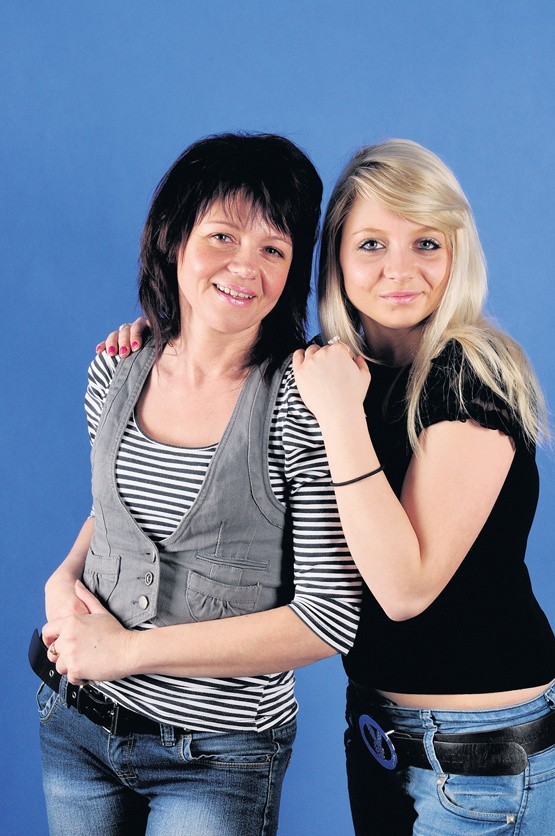 Anetta Czarnecka z córką Sylwią