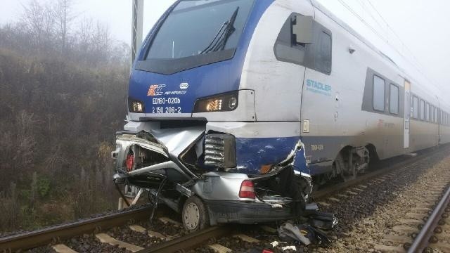 Tragiczny wypadek na przejeździe kolejowym