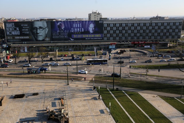 Plac przed Muzeum teraz. Kiedyś ma się stać wizytówką miasta