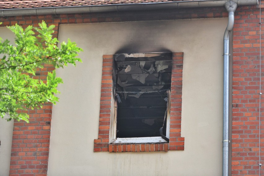 - Pożar jest już ugaszony, ale na miejscu pracuje jeszcze...