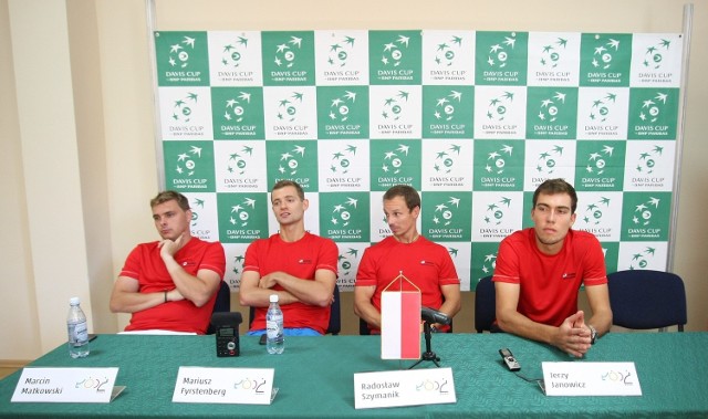 Od lewej: Marcin Matkowski, Mariusz Frystenberg, Radosław Szymanik i Jerzy Janowicz