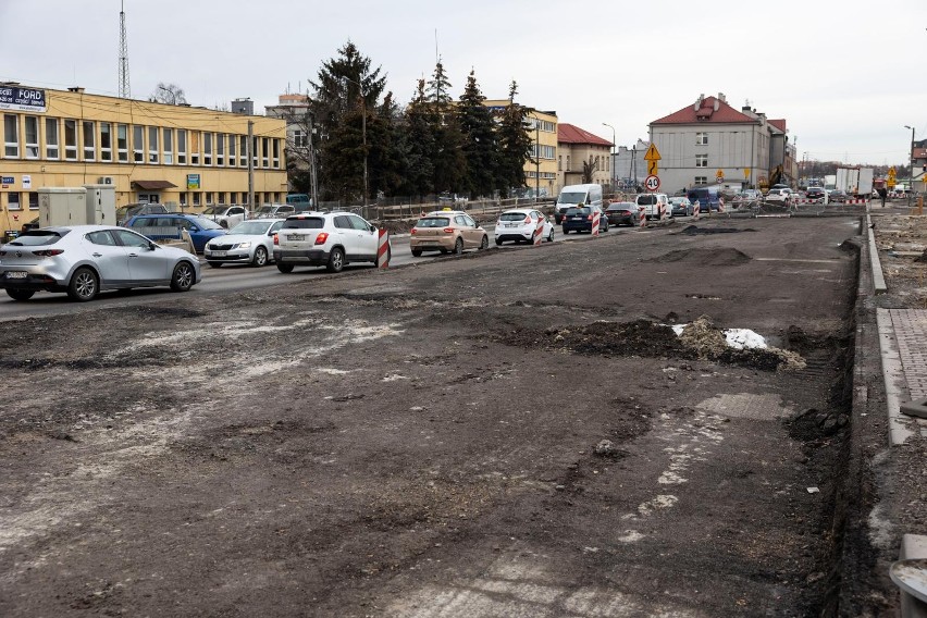 Rozbudowa al. 29 Listopada w Krakowie: prace odbywają się na odcinku 2,6 kilometra. Mamy zdjęcia