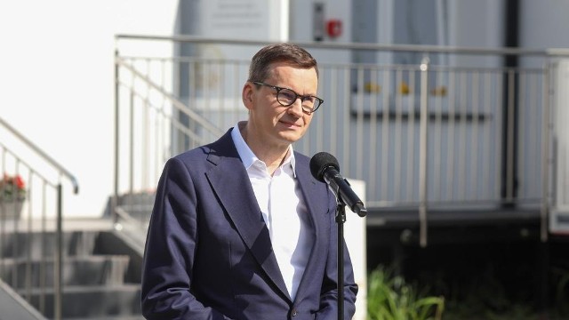 Premier Mateusz Morawiecki w Białym Kościele w woj. małopolskim