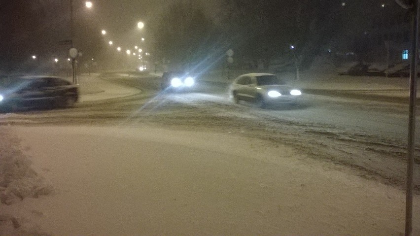 Śnieg w Lublinie. Do godz. 7 rano nie było ani jednej kolizji