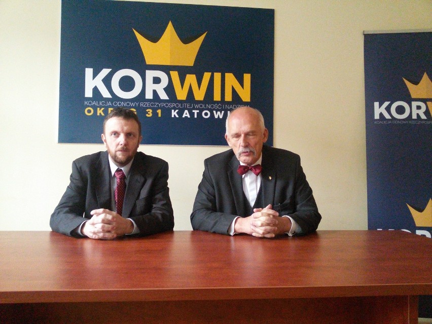Janusz Korwin-Mikke w Katowicach