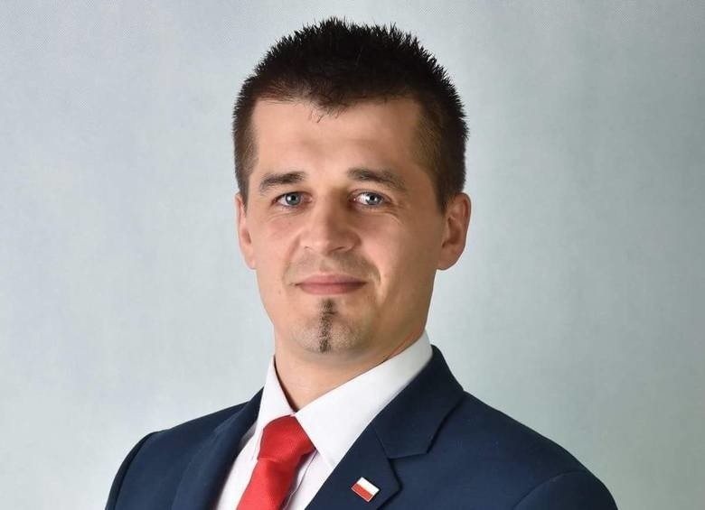 Marcin Adamczyk, wójt gminy Bogoria zachęca mieszkańców do...