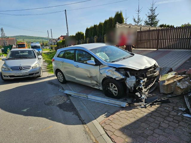 Po wypadku w Masłowie kobieta trafiła do szpitala