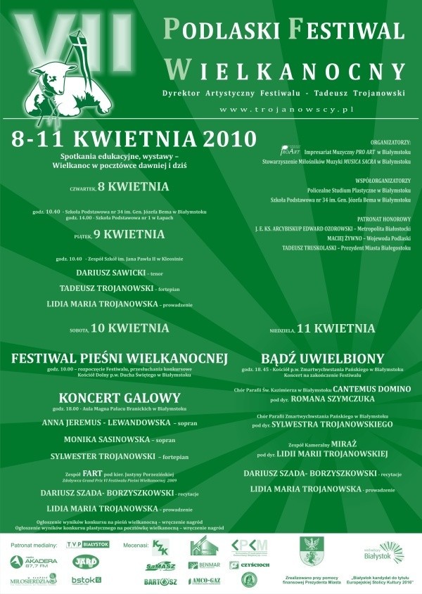 Celem festiwalu prezentacja i popularyzacja pieśni wielkanocnej oraz kompozycji o tematyce Zmartwychwstania Pańskiego