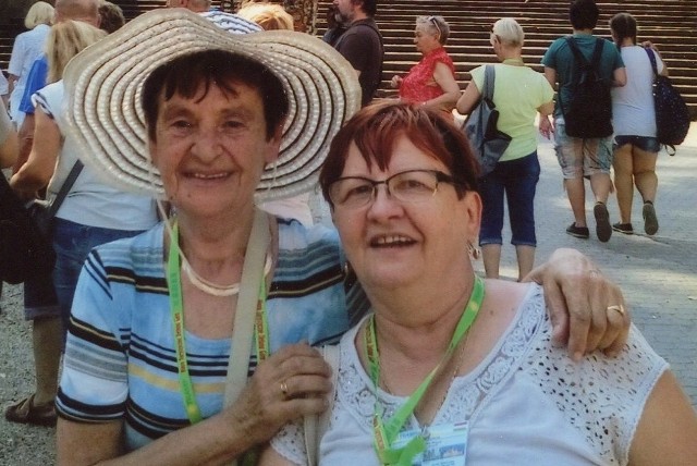 Wiera Łodyga (z lewej) i Bożena Blimel na wycieczce na Węgrzech w 2016 roku.