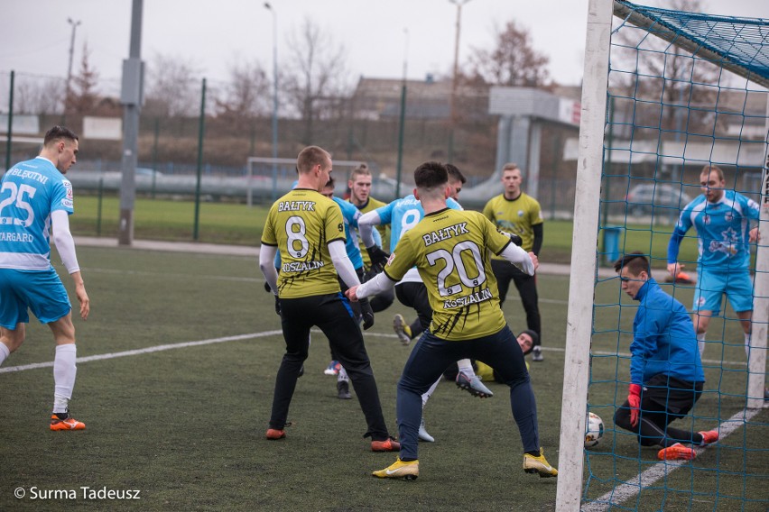 Sparing Błękitnych Stargard z Bałtykiem Koszalin [ZDJĘCIA]