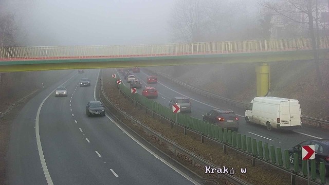 Wypadek na zakopiance w Gaju spowodował duże utrudnienia w ruchu