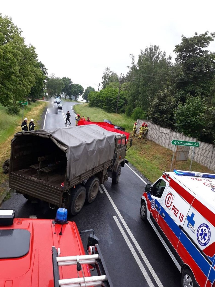 Śmiertelny wypadek na trasie Jerka - Krzywiń. Do wypadku...