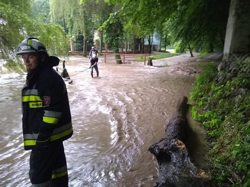 Tak było podczas nawałnic, gradobicia i podtopień w gminie...