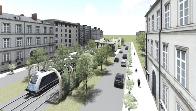 Na Politechnice Krakowskiej powstały wstępne projekty nowej linii tramwajowej wzdłuż Alej Trzech Wieszczów.