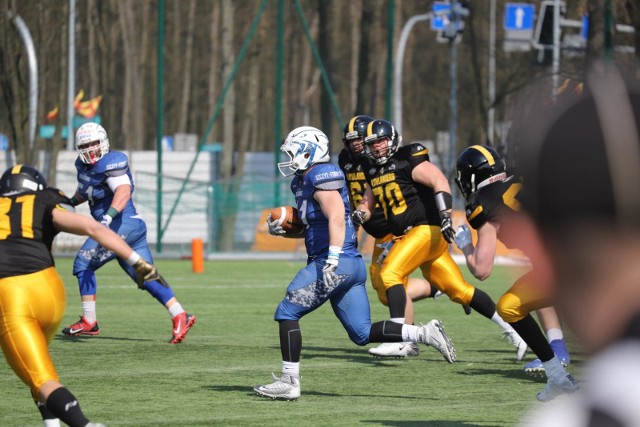 Mecz futbolu amerykańskiego Lowlanders Białystok - Tychy Falcons