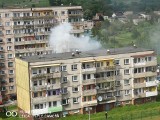 Tragiczny pożar w Piekarach Śląskich. Nie żyje 62-letni mężczyzna. Płonęło mieszkanie przy Curie-Skłodowskiej