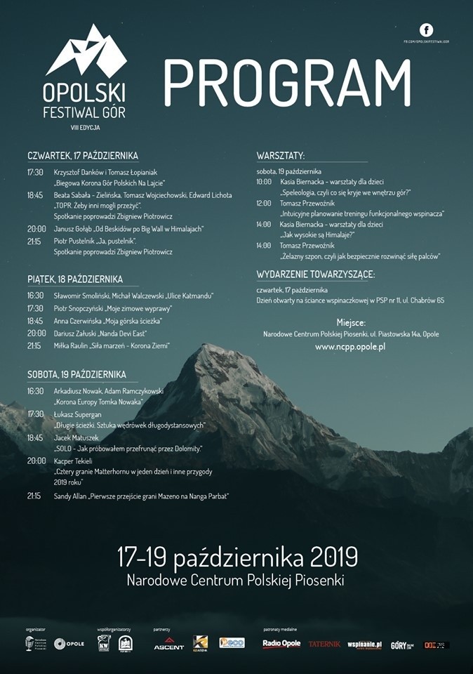 Opolski Festiwal Gór 2019